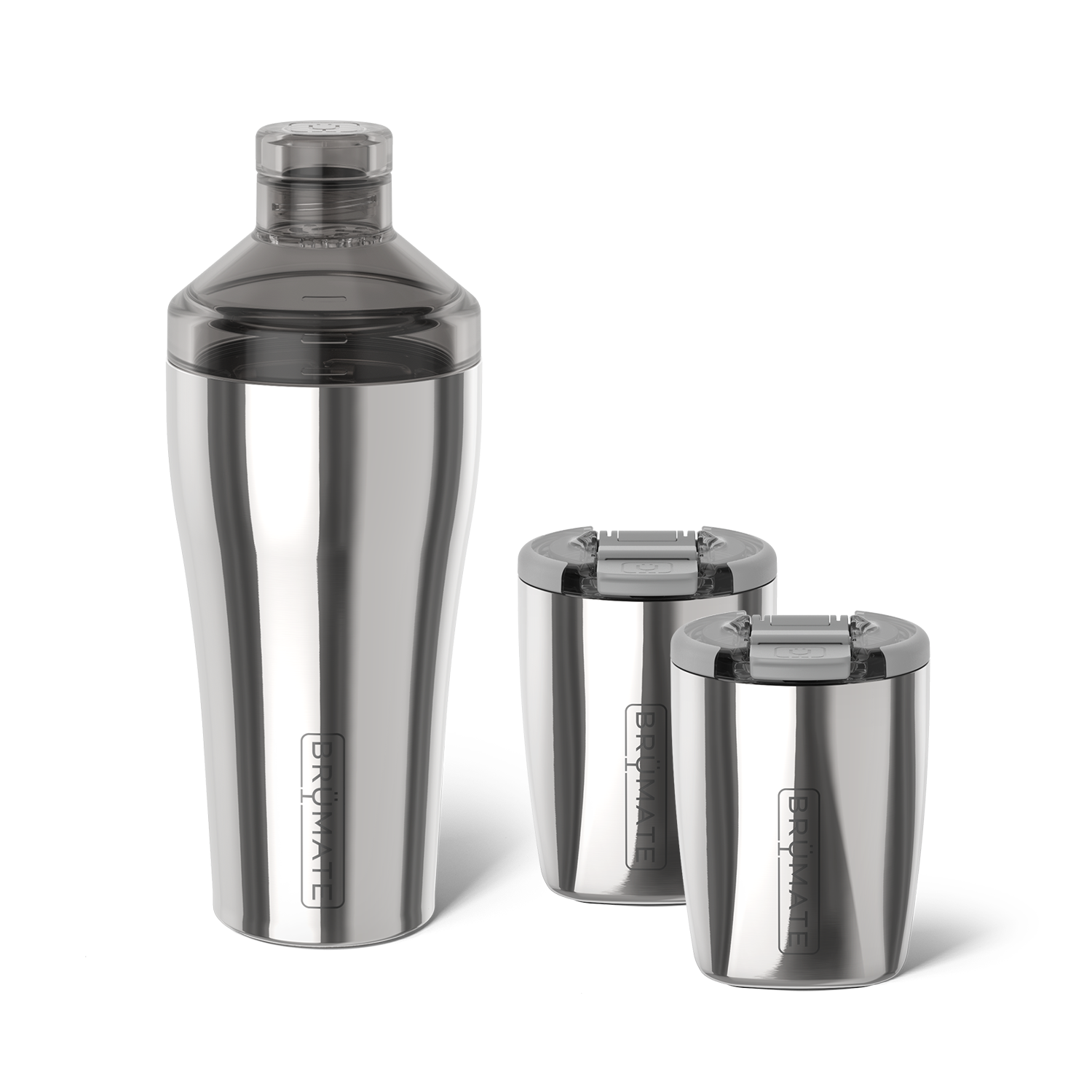 Cocktail Shaker + Rocks Bundle